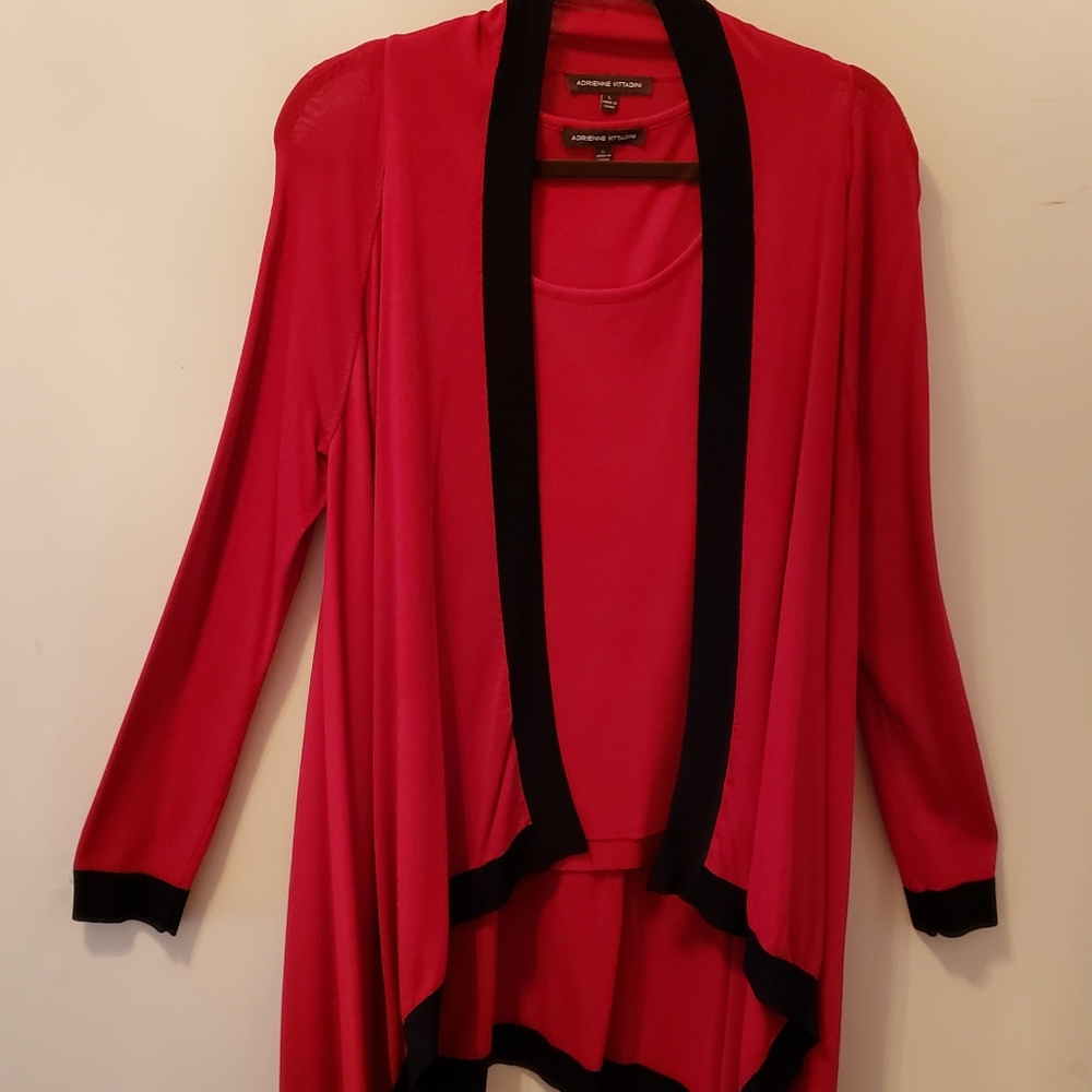 ADRIENNE VITTADINNI CARDIGAN SET FROM LORD & TAYLOR